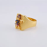 Anillo Sello Pato Caminante 7.05 g / T11 Oro Amarillo 18K