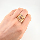 Anillo Sello Pato Caminante 7.05 g / T11 Oro Amarillo 18K