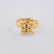 Anillo Tortuga Móvil 3 g / T7 1/4 Oro Amarillo 18K