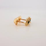 Topos Halo 1.1gr / 5.1mm Oro Amarillo 18K &