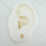 Topos Cruz 0.8gr / 4.5mm Oro Amarillo 18K
