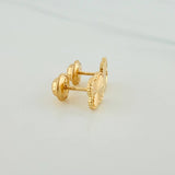 Topos Trebol 0.9gr / 6.6mm Oro Amarillo 18K &