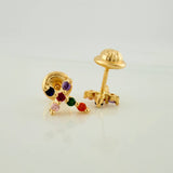 Topos Cruz 0.85gr / 6mm Oro Amarillo 18K &