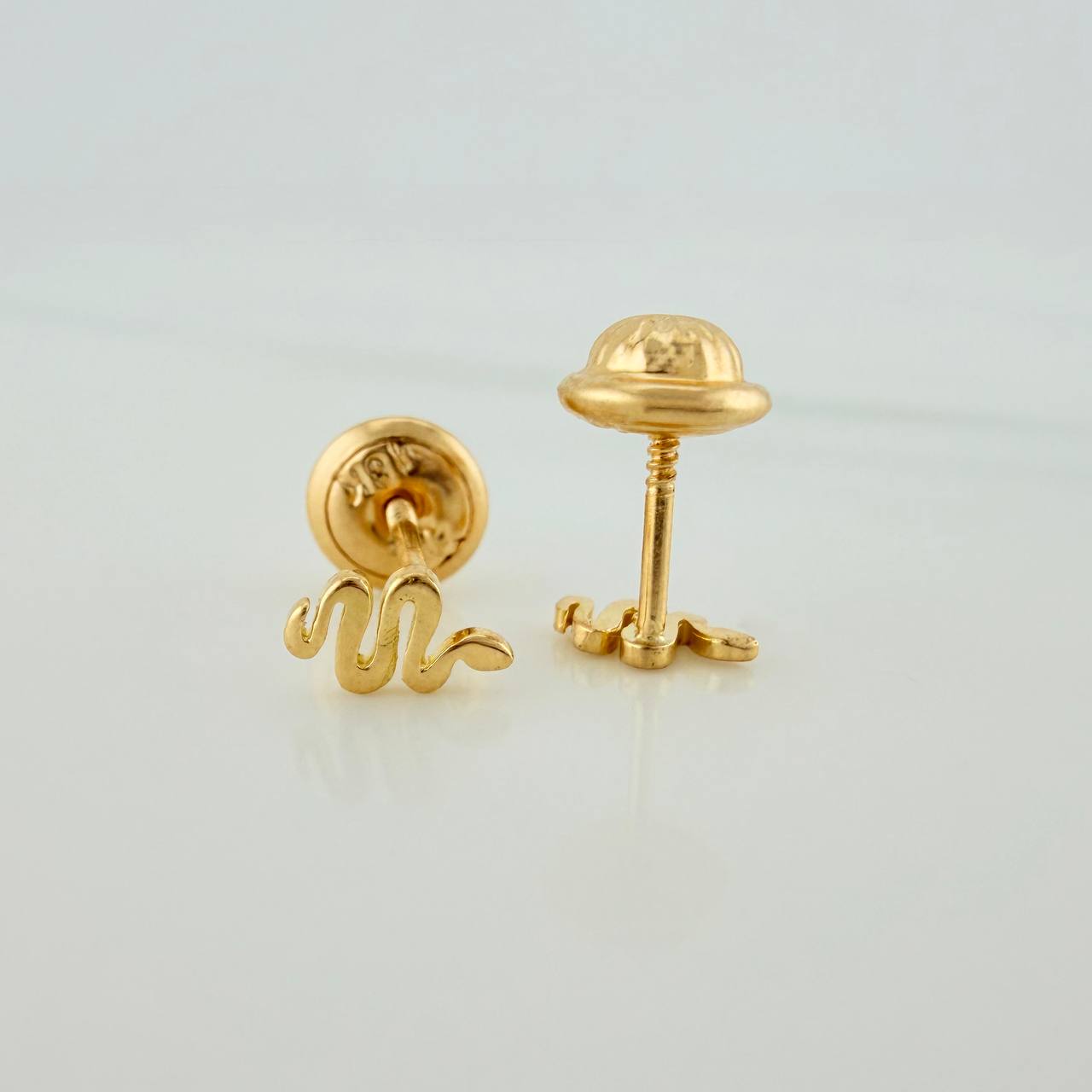 Topos Serpiente 0.6gr / 3mm Oro Amarillo 18K &