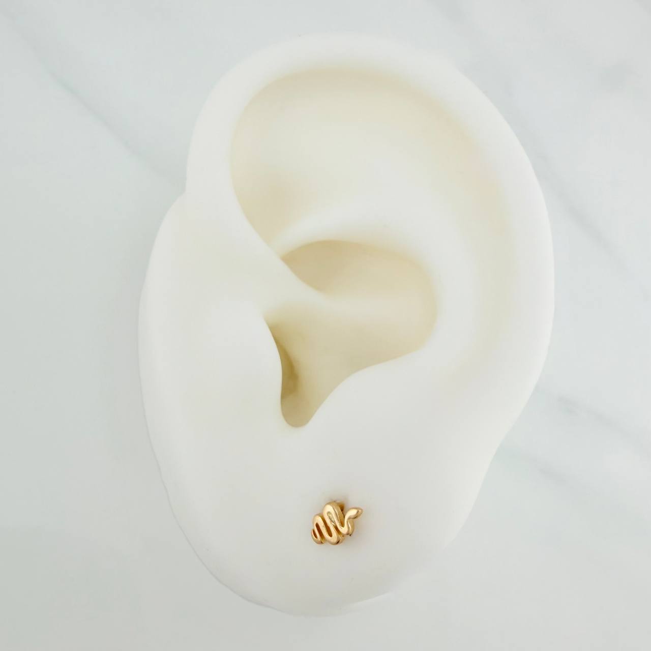 Topos Serpiente 0.6gr / 3mm Oro Amarillo 18K &