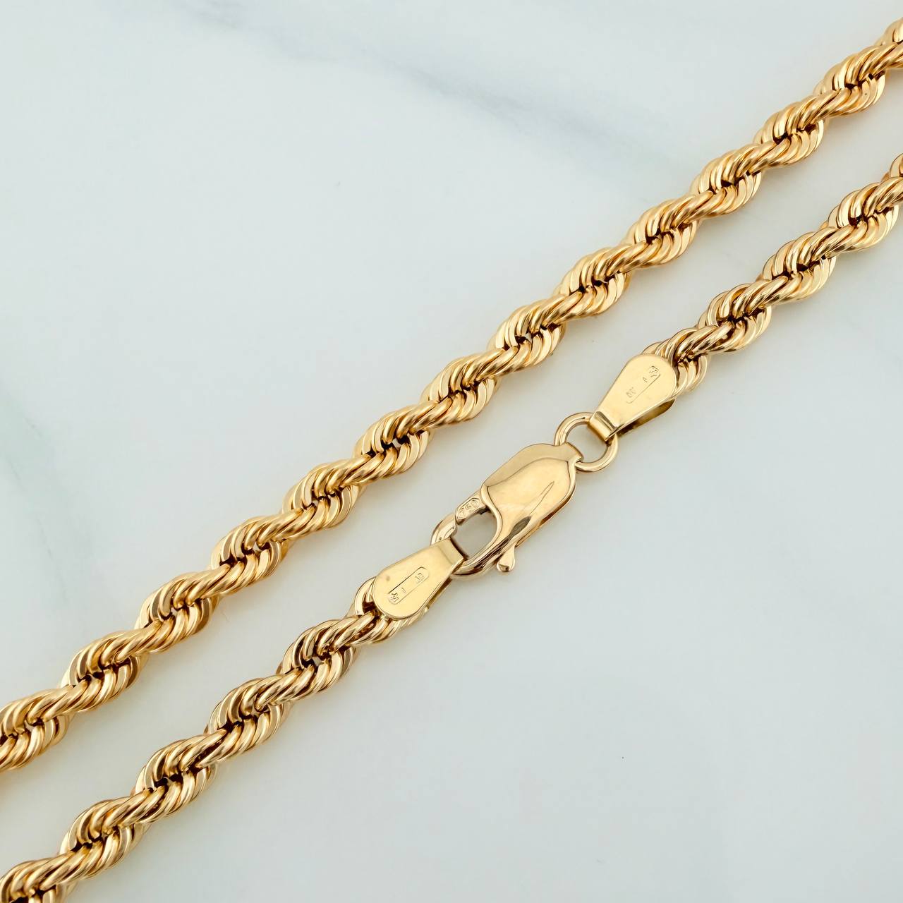 Cadena Lazo 12.8gr / 70.5cm / 3.8mm Oro Amarillo +3 18K $