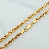 Cadena Lazo 12.8gr / 70.5cm / 3.8mm Oro Amarillo +3 18K $