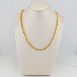 Cadena Lazo 12.85gr / 70.5cm / 3.8mm Oro Amarillo +3 18K $
