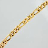 Cadena Figaro 14.35gr / 65.4cm / 6.3mm Oro Amarillo +1 18K $
