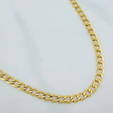 Cadena Cubana 10.1gr / 70cm / 4.5mm Oro Amarillo +1 18K $
