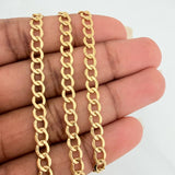 Cadena Cubana 10.1gr / 70cm / 4.5mm Oro Amarillo +1 18K $