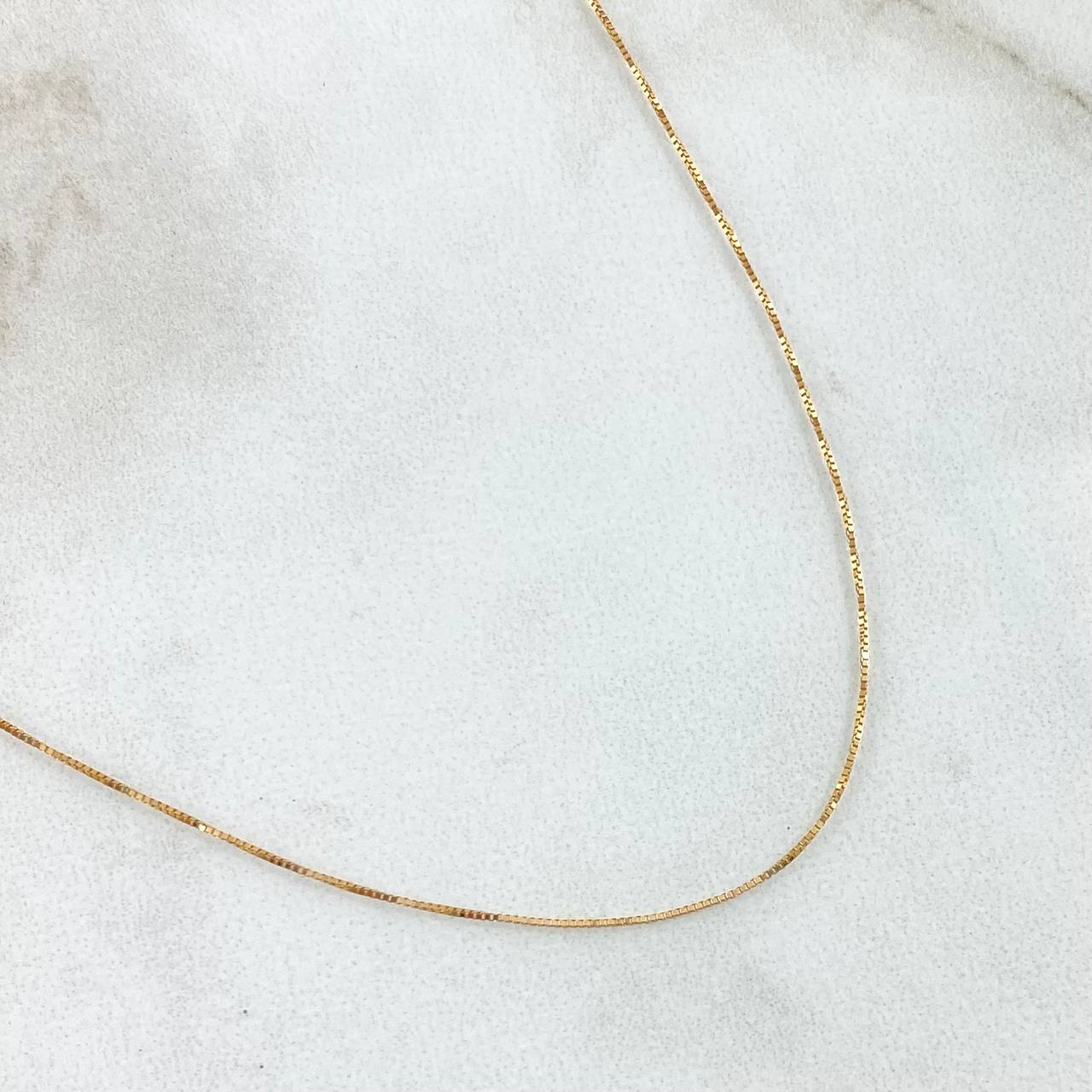 Cadena Veneciana 0.75gr / 40cm / Oro Amarillo +3 18K -