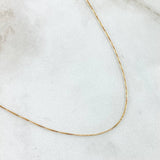 Cadena Veneciana 0.75gr / 40cm / Oro Amarillo +3 18K -