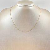 Cadena Veneciana 0.75gr / 40cm / Oro Amarillo +3 18K -