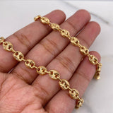 Cadena GC 16.3gr / 60cm / 5.5mm Diamantada Oro Amarillo 18K $