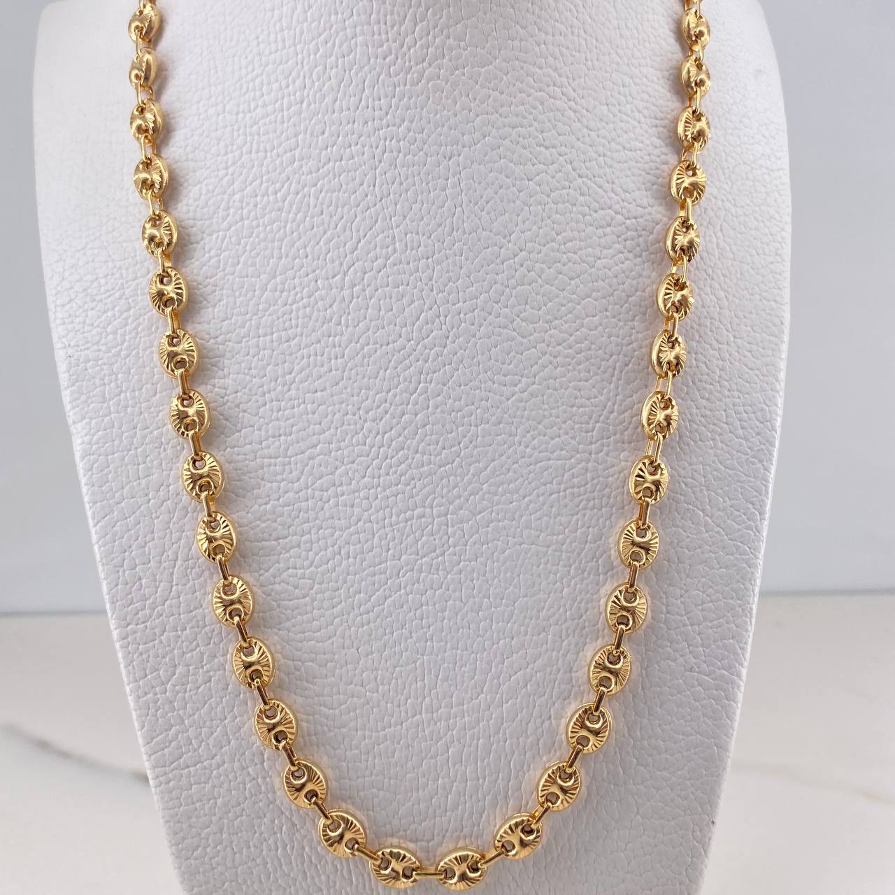 Cadena GC 16.3gr / 60cm / 5.5mm Diamantada Oro Amarillo 18K $