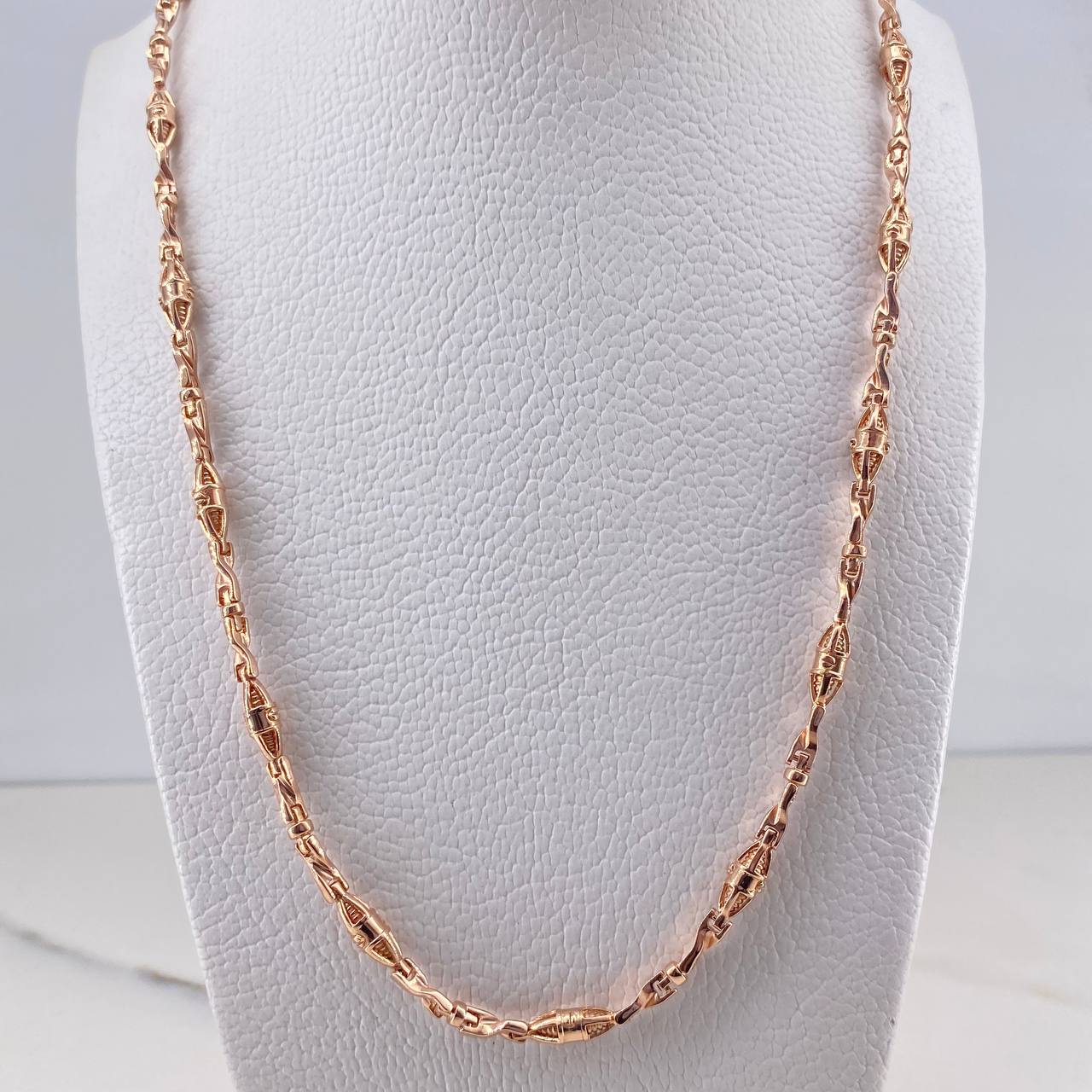 Cadena Rustica Dubai 33.1gr / 65cm / 3.6mm Oro Rosa 18K &