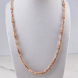 Cadena Rustica Dubai 33.1gr / 65cm / 3.6mm Oro Rosa 18K &
