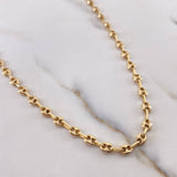 Cadena GC 8.25gr / 60cm / 4.2mm Lisa Oro Amarillo 18K $