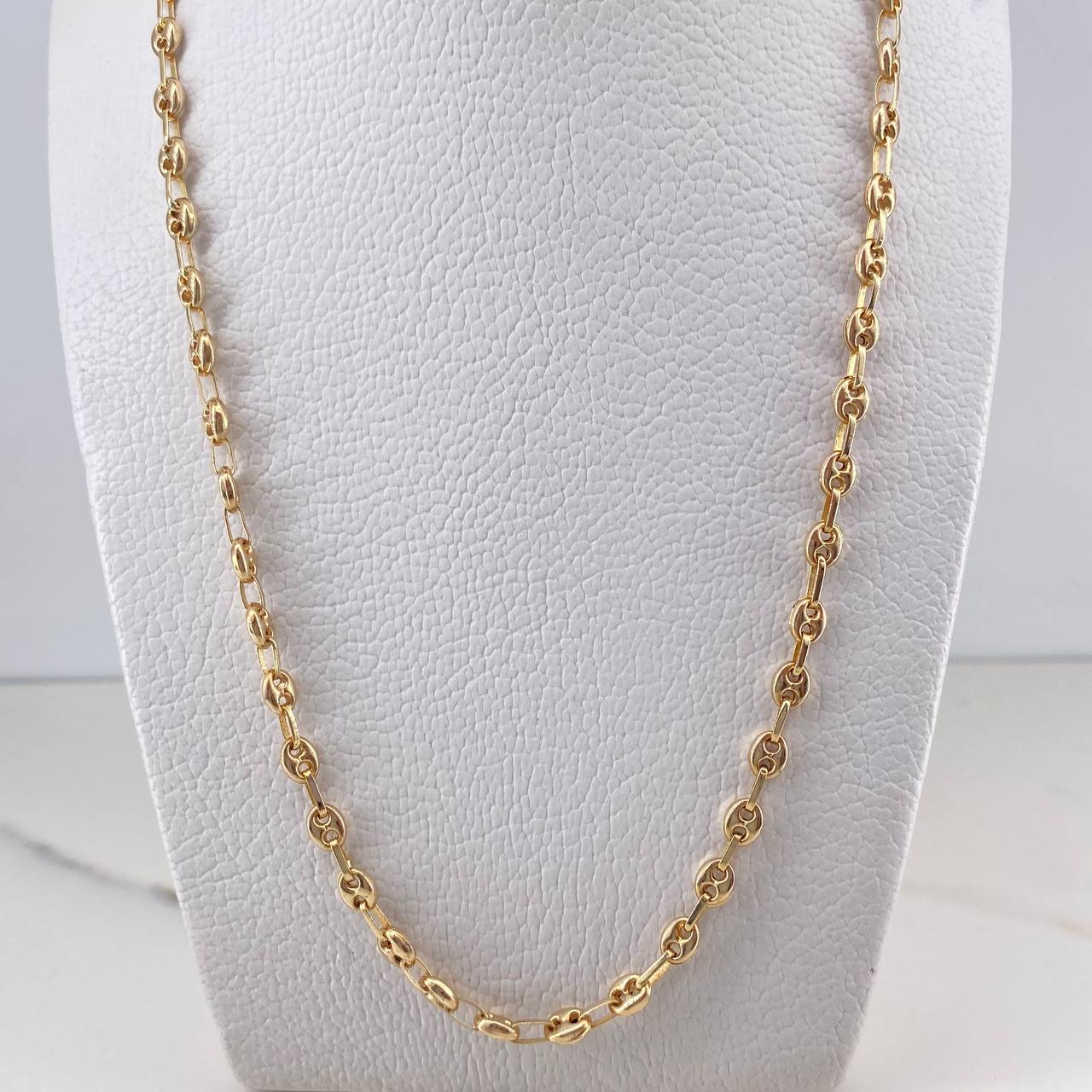 Cadena GC 8.25gr / 60cm / 4.2mm Lisa Oro Amarillo 18K $