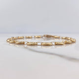Pulso GC 6.2gr / 22cm / 6.7mm Liso Oro Amarillo 18K &