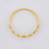Anillo Onda Esmeralda 11pts 0.9g / T5 1/2 Oro Amarillo 18K