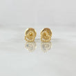 Topos Corazon Silueta Bordeada 0.6gr / 4.3mm Oro Amarillo 18K