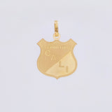 Dije Escudo Deportivo Cali 1.45gr / 2.8cm / Oro Amarillo 18K