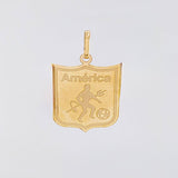 Dije Escudo America De Cali 1.4gr / 2.8cm / Oro Amarillo 18K