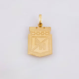 Dije Escudo Atletico Nacional 1.25gr / 2.8cm / Oro Amarillo 18K