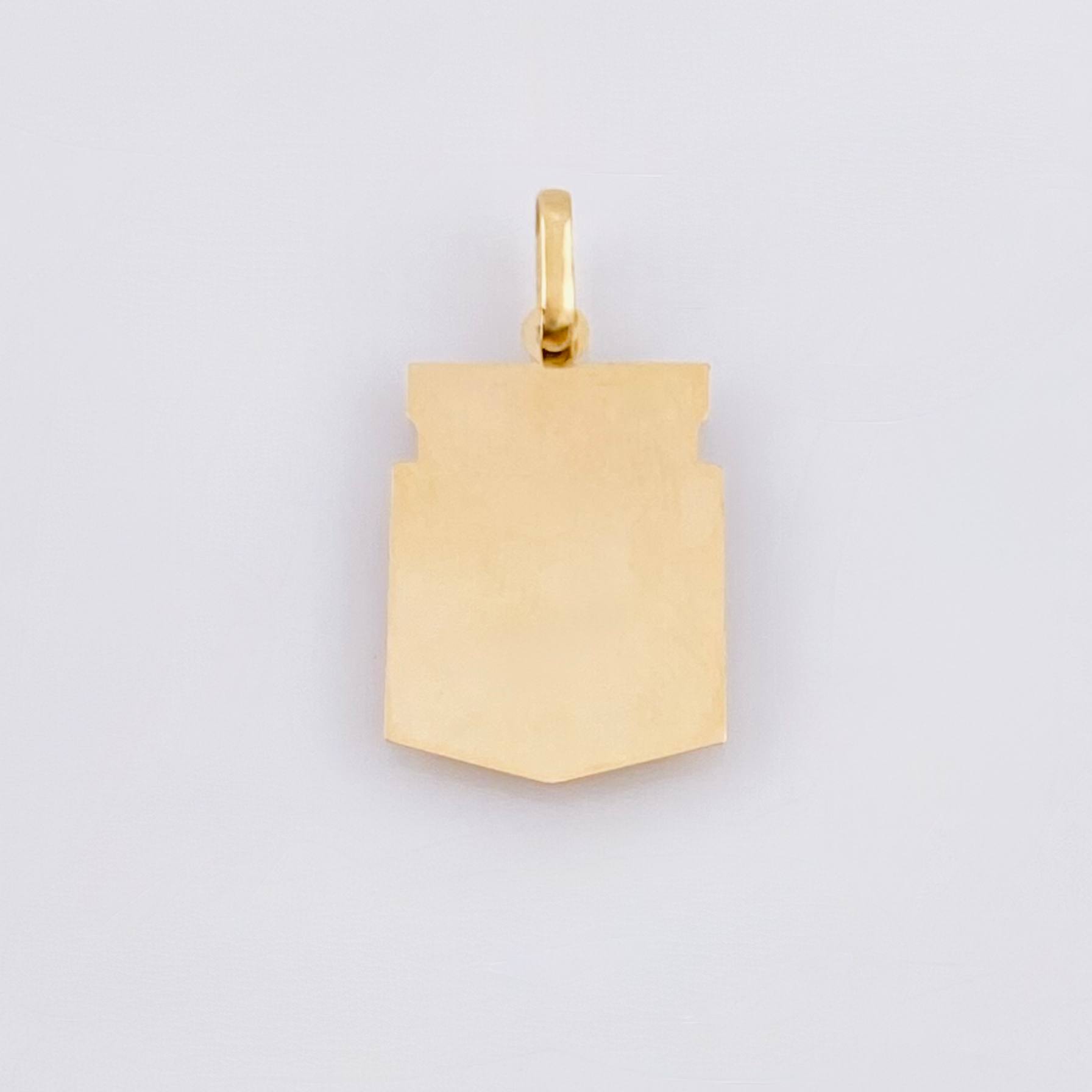 Dije Escudo Atletico Nacional 1.25gr / 2.8cm / Oro Amarillo 18K