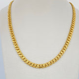 Cadena Cubana Infinito 19.55gr / 61.3cm / Oro Amarillo +4 18K $
