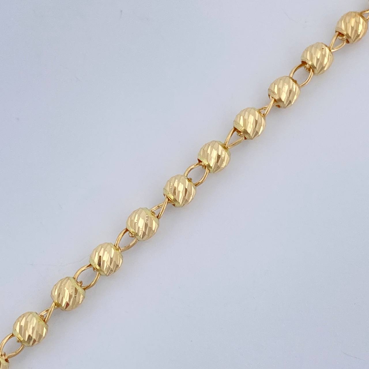 Pulso Tipo Militar 2.55gr / 19cm / Oro Amarillo 18K &