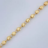 Pulso Tipo Militar 2.55gr / 19cm / Oro Amarillo 18K &