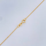 Cadena Militar 2.5gr / 60.5cm / Oro Amarillo +3 18K &