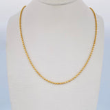 Cadena Militar 6.7gr / 51cm / Oro Amarillo +3 18K &