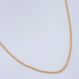 Cadena Militar 3.4gr / 60cm / Oro Rosa +3 18K &