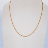 Cadena Militar 3.4gr / 60cm / Oro Rosa +3 18K &