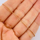Cadena Militar 3.4gr / 60cm / Oro Rosa +3 18K &