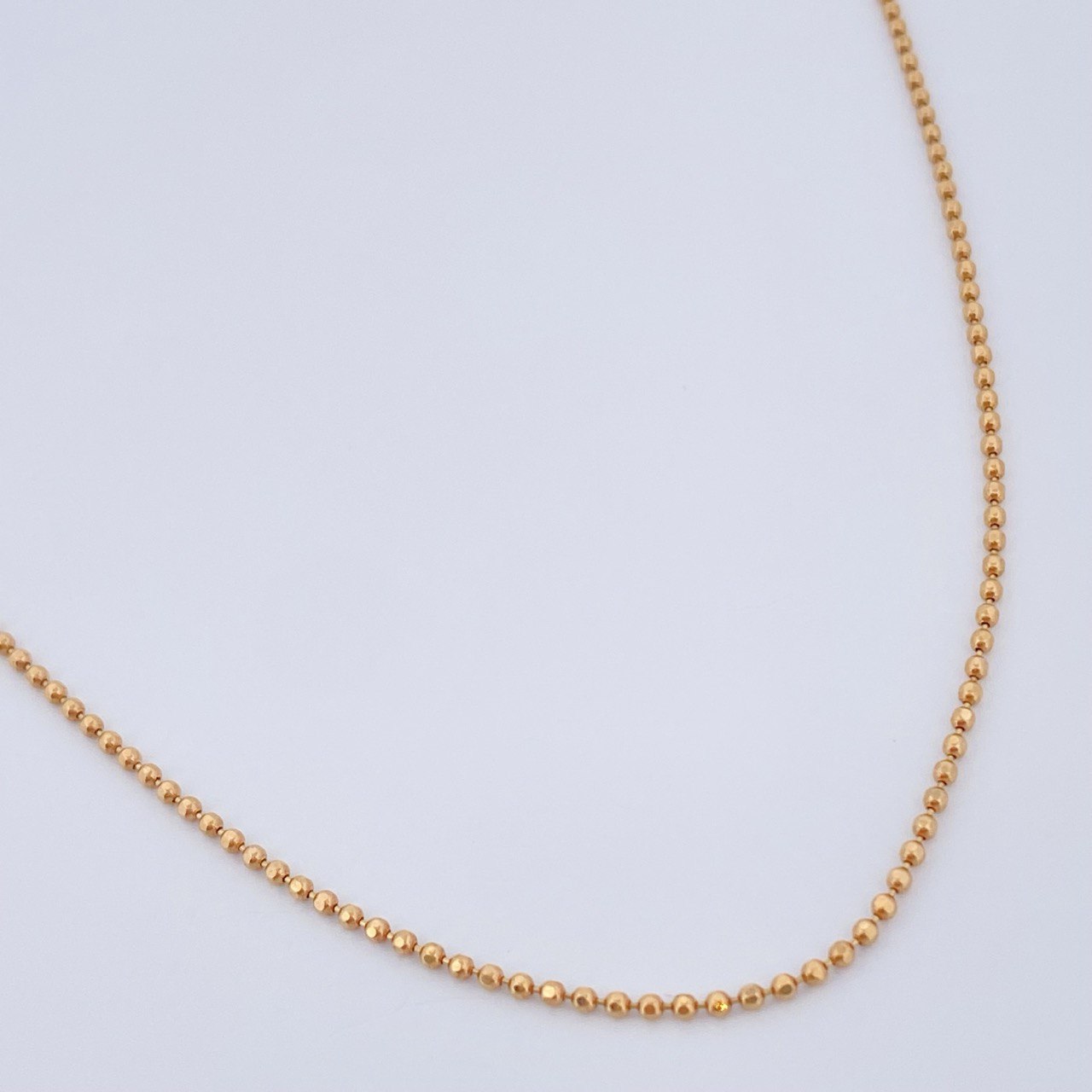 Cadena Militar 3.3gr / 60cm / Oro Rosa +3 18K &