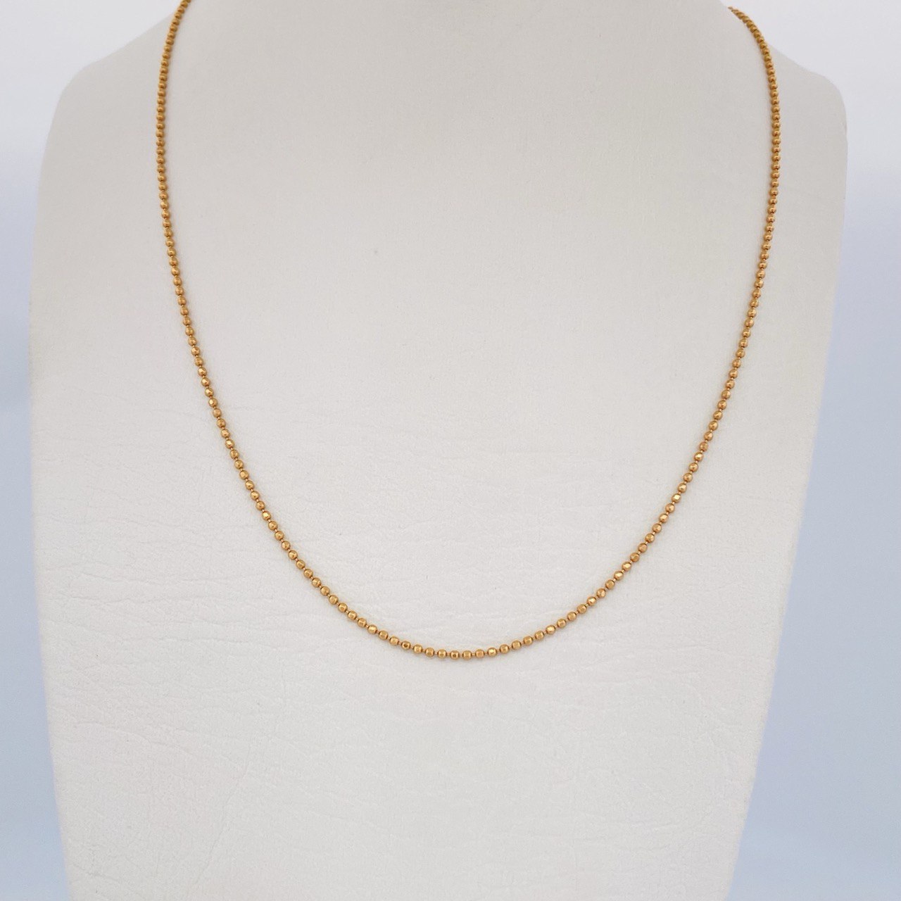 Cadena Militar 3.3gr / 60cm / Oro Rosa +3 18K &