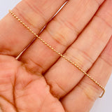 Cadena Militar 3.3gr / 60cm / Oro Rosa +3 18K &