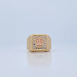 Anillo Corona Rx 3.55gr / T9 / Tres Oros 18K &