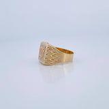 Anillo Corona Rx 3.55gr / T9 / Tres Oros 18K &