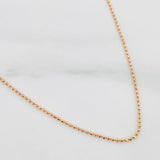 Cadena Militar 2.1 g / 45.5 cm / 0.9 mm Oro Rosa 18K