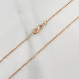 Cadena Militar 2.1 g / 45.5 cm / 0.9 mm Oro Rosa 18K