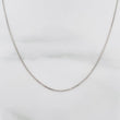 Cadena Veneciana 1.4 g / 50 cm / 0.5 mm Oro Blanco 18K