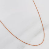 Cadena Veneciana 1.15 g / 40 cm / 0.5 mm Oro Rosa 18K