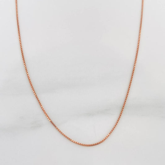 Cadena Veneciana 1.15 g / 40 cm / 0.5 mm Oro Rosa 18K