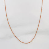 Cadena Veneciana 1.15 g / 40 cm / 0.5 mm Oro Rosa 18K